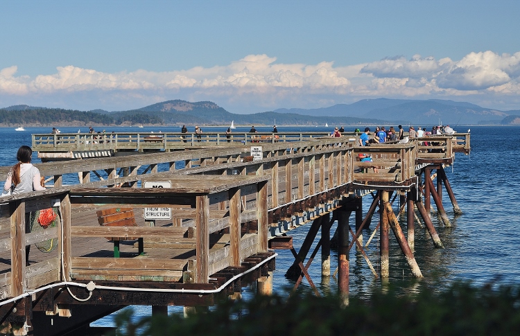the town fishing pier